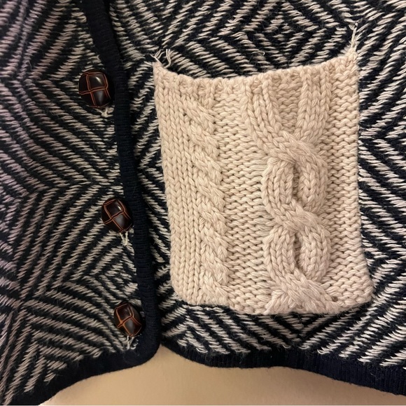 ANTHROPOLOGIE WOOL PONCHO SWEATER - Picture 8 of 10